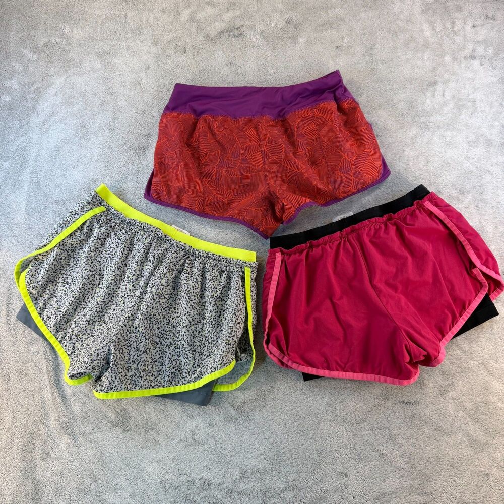 Nike Tempo Running Shorts Lot Womens Small Dri Fit Athletic Gym 3pc